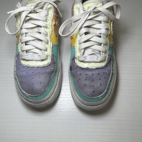 Nike Women's Size 6.5  Air Force 1 Low Tear Away Pastel Reveal Shoe Casual Trend - Picture 8 of 12